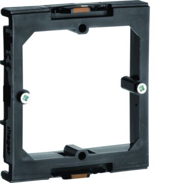 Montagering Voor Data, Frontmontage, Zwart-HAGER
