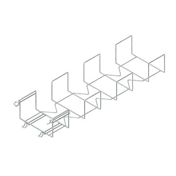 MTCE 105.100 HOR./VERT. BOCHT INSTELB.-NIEDAX