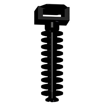 Muurplug zwart 111-JSL