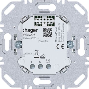 Netinbouwmodule Zonder Belasting, A.X/C.X-HAGER