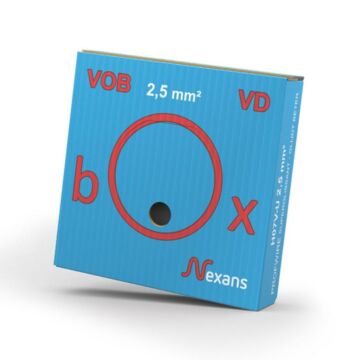 VD-DRAAD   2,5 BLAUW ECA VDBOX-NEXANS