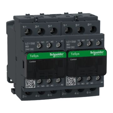 Omkeercontactor 32A 24Vdc-SCHNEIDER