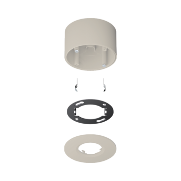 Opb.beh.tbv mini pres.melder edelstaal-JUNG