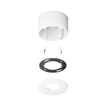 Opb.beh.tbv mini pres.melder sn.wit mat-JUNG