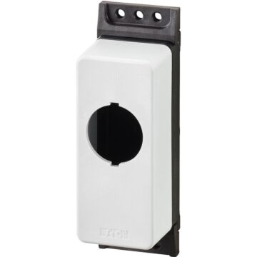Opbouwkast vlak, grijs, 1 inbouwplaats, 1 x M30-EATON