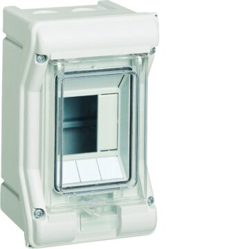 Opbouwverdvector Ip54(65) 111X175X93 Mm 1X2/3 Mod-HAGER