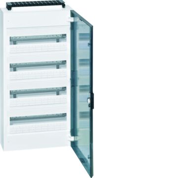 Opb.Vega Ip40 400X775X145Mm 4X18 Mod Deur Transp-HAGER