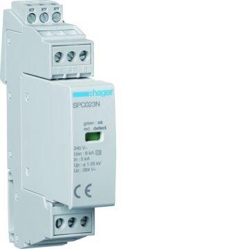 Overspanningsbev T3 1Pn Uc 264 V5 Ka Up 1,25 Kv-HAGER