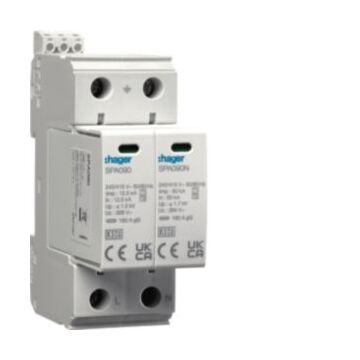 Overspanningsbeveiliging T1+T2 2-Plg Tn-S Tt 25 Ka-HAGER
