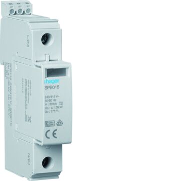 Overspanningsbeveiliging T2 1P 40 Ka Tnc Indicator-HAGER