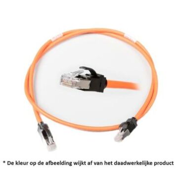 PATCHKABEL C6A  3,0 F/UTP GRIJS/ZWART LSZH 10G-AGINODE