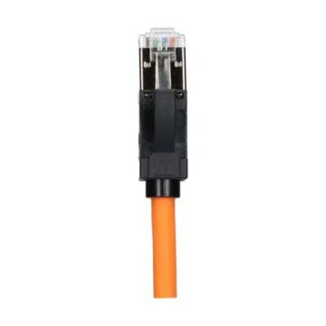 PATCHKABEL C6A  3,0 U/FTP ORANJE/ZWART LSZH-AGINODE