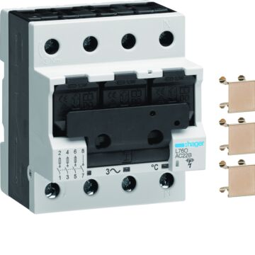 Patroonlastsch D01/02 3-Plgn 63A Bi-Connectaan Sl-HAGER