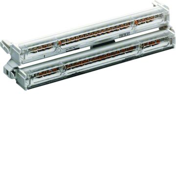 Pe/N-Klemmenstrook 2X25 (11X16 Mm²  14X10 Mm²)-HAGER