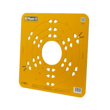 PLAAT-O VERSTEVIGINGSPLAAT tbv INBOUW DOWNLIGHTERS-TAL