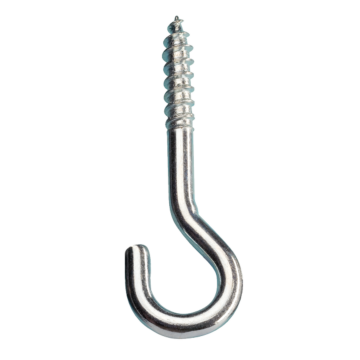 PLAFONDHAAK/SCHROEFHAAK HOUTDRAAD 4 CM.-JMV