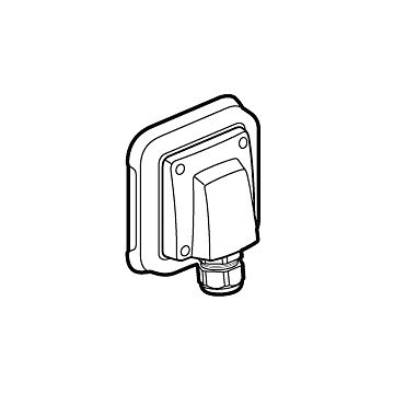 Plexo IP55 kabeluitg ISO32 inbouw-LEGRAND