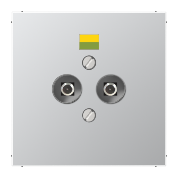 Pot.aard.contactds.LS-aluminium 2-vdg.-JUNG