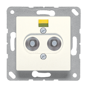 Potentiaal aardingscontactdoos wit 50x50-JUNG