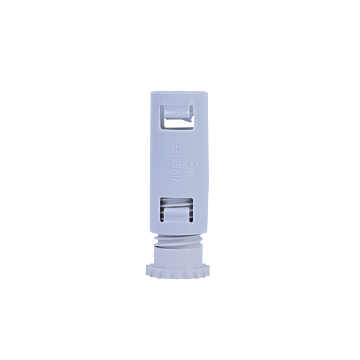PP polvite klikconnector 16mm lgrijs-PIPELIFE