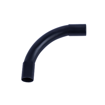 PPO halovolt bocht 19mm 90° zwart-PIPELIFE