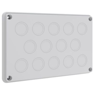 PRISMASETXL KABELWARTELPLAAT 14XM25/32 280MM-SCHNEIDER