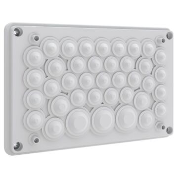 PRISMASETXL KABELWARTELPLAAT 43 INGANGEN 27MM-SCHNEIDER