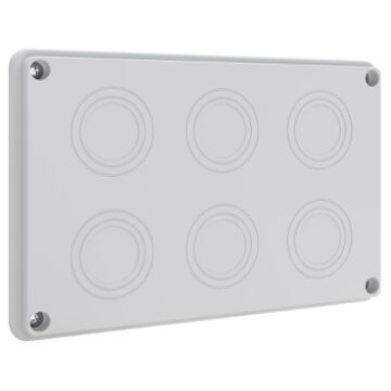 PRISMASETXL KABELWARTELPLAAT 6XM32/50 280MM DIEPE-SCHNEIDER