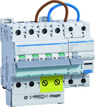Pv Vervang Instauto 4P 40A B1 Aarlekaut 1Pn 16A B-HAGER
