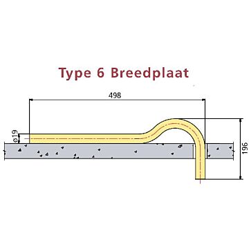PVC polivolt aansl.bocht type 6 19mm creme-PIPELIFE