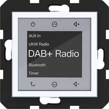 Radio Touch Dab Bluetooth Ax/Cx Lichtwit Glanzend-HAGER