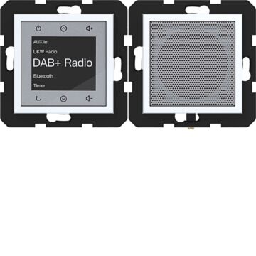 Radio Touch Dab Bluetooth Luidspr.Ax/Cx Wit Glz-HAGER