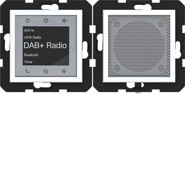 Radio Touch Dab Bluetooth Luidspr.Ax/Cx Wit Mat-HAGER