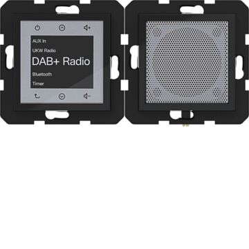 Radio Touch Dab Bluetooth Luidspr.Ax/Cx Zw Glz-HAGER