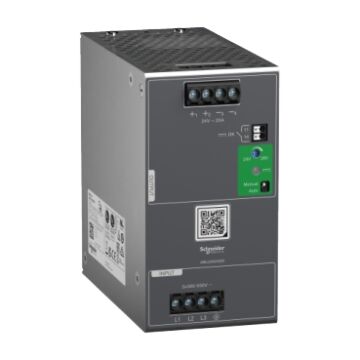 REGULATEPOWER SUPPLY 380-500V AC 24V 20A 3 PHASES-SCHNEIDER