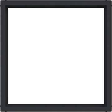 Ring Centraalplaat/Stuk 50X50Mm Ax/Cx Nachtzw Mat-HAGER