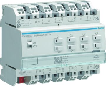 Rolluik-/Jaloezie-Actor 8-Vdg Knx Secure 230 Vac-HAGER