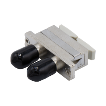 SC/ST ADAPTOR DUPLEX MULTI MODE METAL-SLEEVE-GRAYLE