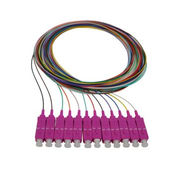 SC/upc Pigtail MM OM4 12 piece 30mm striplength 2m-GRAYLE