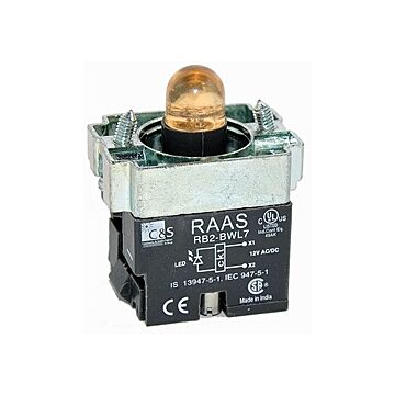 Schakelement LED geel, 24V-HK ELECTRI