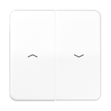 Schakelwip CD500 alp.wit m.pijlsymbolen-JUNG