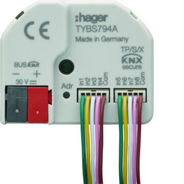 Schakinterface 4 Ingangen4 Led-Uitgangknx Secure-HAGER