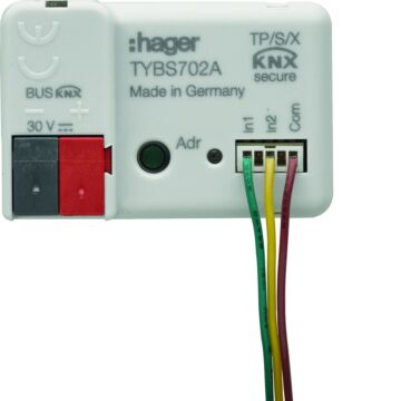 Schakinterface/Binaire Ingang 2-Vdg Knx Secure-HAGER