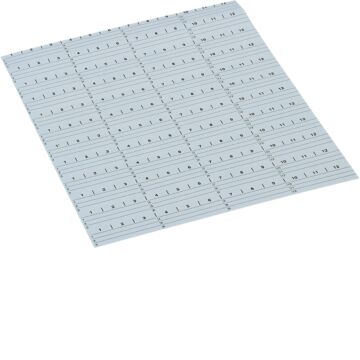 Schrijfstrook Voor Uz005 (12 Stuks)-HAGER