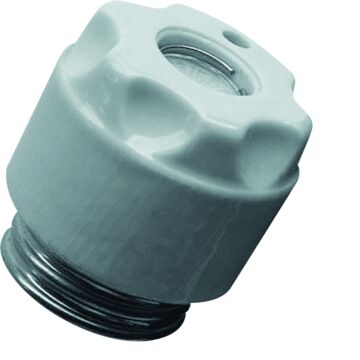 Schroefkop Dii Porselein, Kleine Diameter, K Ii 34-HAGER