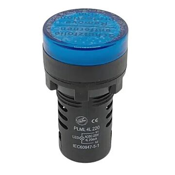 Signaal lamp 22mm LED bl 24 VAC/DC-HK ELECTRI