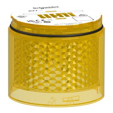 SIGNAALELEM. XVB7C28 GEEL 24V AC/DC CONTINUE 7MM-SCHNEIDER