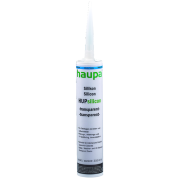 SILICONENKIT PATROON 310ML TRANSPARANT-HAUPA