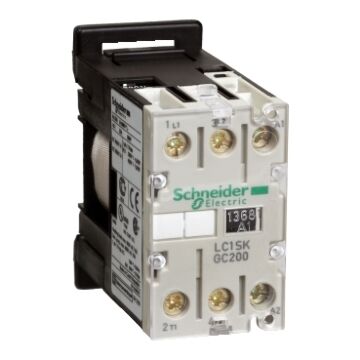 SK MINI CONTACTOR 2M AC-=690V 5A STUURSP.: 24V AC-SCHNEIDER