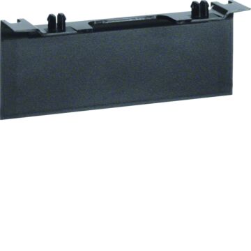 Sl Plintpasstuk Uniele Outlet Goot 115Mm Hoog Zw-HAGER